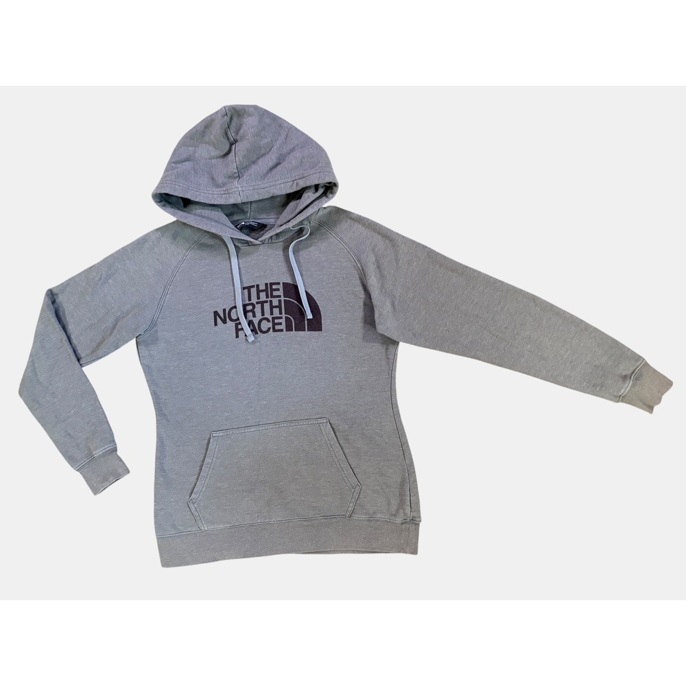 The North Face Half Dome Gray Hoodie Women's Small S/P Pullover FA18